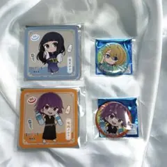 推しの子 極楽湯コラボ アクア メルト ゆき 缶バッジ コースター ホロ
