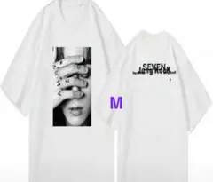 大人気❣️ JUNG KOOK ☆両面プリント♡Tシャツ【Mサイズ】【ホワイト