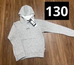 新品　OAKLEY グレー パーカー 130