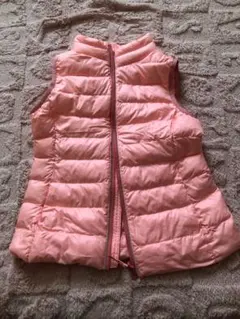 ピンク ダウンベスト 中綿