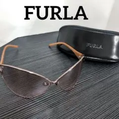 FURLA イタリア製 大型バタフライデザインサングラス 度無しのサムネイル