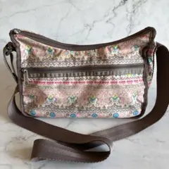 レスポートサック　ショルダーバッグ　鹿　リボン