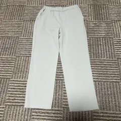 日本製　ウエストゴム ドロスト イージーパンツ ライトグレー L