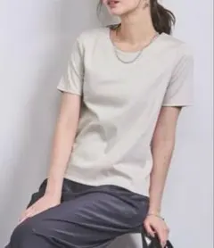 ★期間限定値下げ★ UNITEDARROWS クルーネックTシャツ ライトグレーのサムネイル