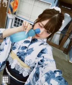 ①GRL [gi1519] 水彩花柄浴衣セット 浴衣と帯 2点セット 新品 - メルカリ