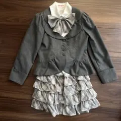 メゾピアノ mezzo piano フォーマルスーツ　130 入学式