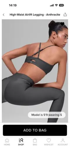 alo レギンスhigh waist Mサイズ　フルレングスのサムネイル