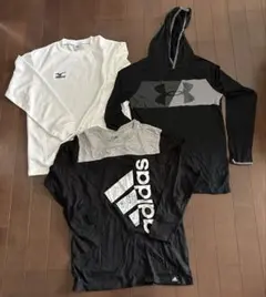 UNDER ARMOUR ブラック 長袖 Tシャツ、他160cm