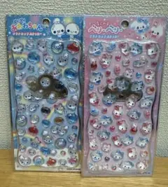プチドロップステッカー あわわちゃん　まじかるベリー ２点