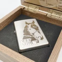 Zippo DeepImpact 限定 未使用 シルバー 競馬ディープインパクト 競馬 zippo ディープインパクト 日本ダービー優勝記念 新品 未使用