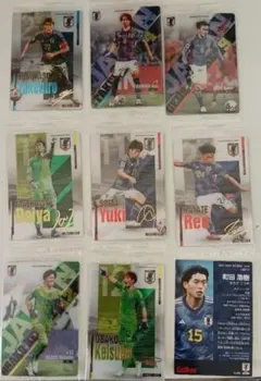 サッカー日本代表 ツインウエハース　カード