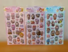 ラブブ♡ぷっくりシール3枚セット