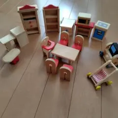 木製家具セット ごっこ遊び用