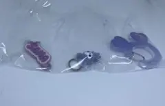 TWICE LOVELYS アクリルカラビナ フロッキーマスコット サナ