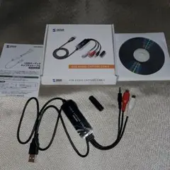 サンワダイレクト USBオーディオキャプチャー アナログ音声デジタル化のサムネイル