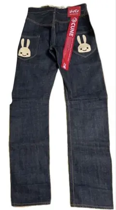 CUNEジーパンダブルポケット size30 CUNE - CUNE うさぎ デニム ダブルポケットの通販 by 551ラクマ店
