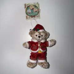 ダッフィー ぬいぐるみバッジ クリスマス 2016 タグ付き