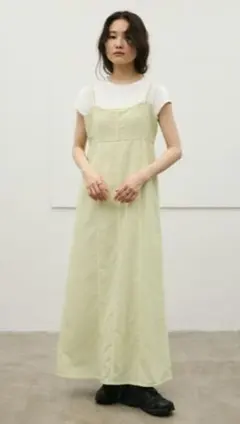 STYLEMIXER リネンミックスレイヤードキャミワンピース