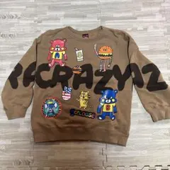 クレイジーゴーゴー 裏起毛トレーナー スウェット 120