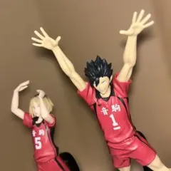 ハイキュー！　黒尾鉄朗　孤爪研磨　音駒高校　ポージング　フィギュア　セット