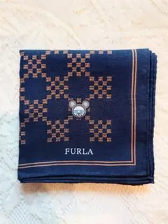 FURLA ハンカチ ネイビーのサムネイル