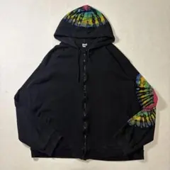vintage Fruit of the Loom ゴア　パーカー　タイダイ柄のサムネイル
