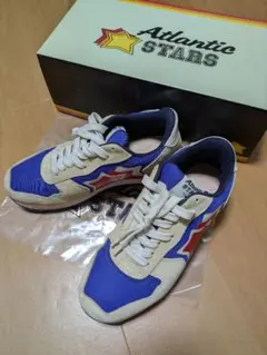 アトランティックスターズ アンタレス スニーカー メンズ グレー ブルー