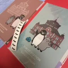 Suicaのペンギン 東京駅 丸の内駅舎 クリアファイル さかざきちはる 日本