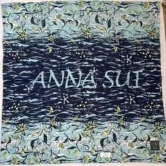 【未使用・シール付き】ANNA SUI ハンカチ ブルーのサムネイル