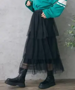 ティアードチュールスカートのサムネイル