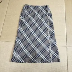 バーバリーチェック柄タイトスカート