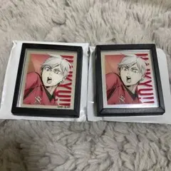 ハイキュー 灰羽リエーフ トレーディング フレームマグネットミラー