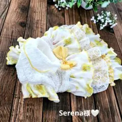 Serena様❤ミモザブーケ♡ティアードワンピース♡ハンドメイド犬服♡