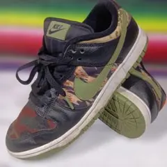 名作逸品！ナイキ★Nike Dunk Low SE "ブラックマルチ カモのサムネイル