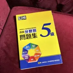 新品未使用　漢検5級 分野別問題集