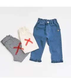 apres les coursハート型ポケット パンツ 80cm