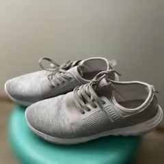 ワークマングレー スリッポンスニーカーL