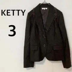 ケティ　KETTY テーラードジャケット　 【L】　カシミヤ混　日本製のサムネイル