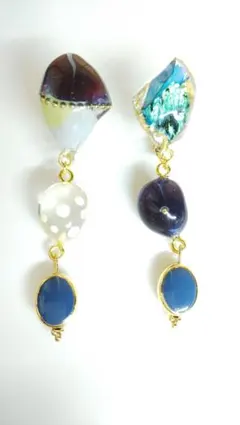 オーバルピアス スタッズタイプ 楕円形 楕円型 オーバル 小ぶり ゆれるタイプ