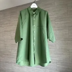 【正規品】AURALEE 23SS 半袖シャツ グリーン　サイズ3のサムネイル