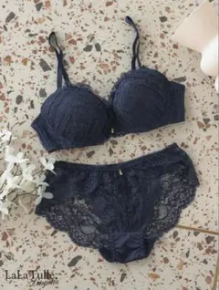 ビジュー バックレース ブラジャー＆ショーツ