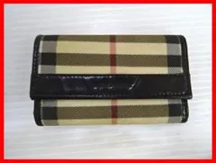 BURBERRY ノバチェック チェック柄 6連キーケース mム405のサムネイル