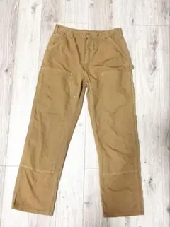 【USA製】Carhartt B01BRN W36 ダブルニー　ブラウン