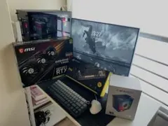 ゲーミングPCフルセットやで！RTX3070 i7 120Hzモニター