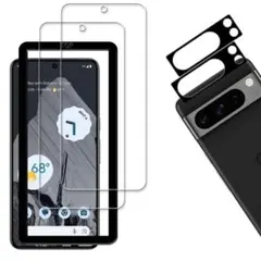 Google Pixel 8 Proガラスフィルム2枚＋レンズフィルム2枚