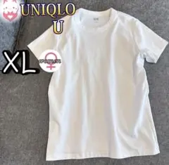 UNIQLO U クルーネックT 半袖　XL ホワイト　レディース　無地