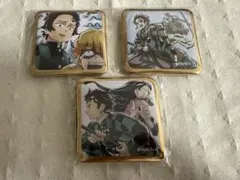 鬼滅の刃 シアターダイニング スクエア缶バッジ 竈門炭治郎3点セット