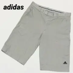 【美品】アディダス ゴルフウェア ハーフパンツ パンツ 半ズボン メンズ L