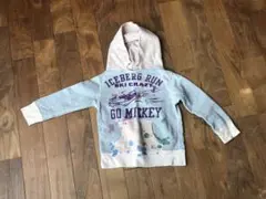 110 デニムアンドダンガリー ミッキー パーカー デニムダンガリー