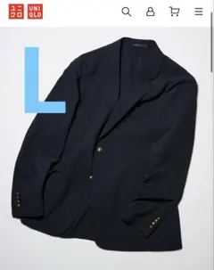 ユニクロ　感動ブレザー　紺ブレ　金ボタン　感動ジャケット